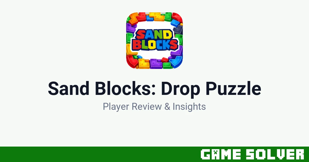 Sand Blocks: Drop Puzzle - Rollic Games