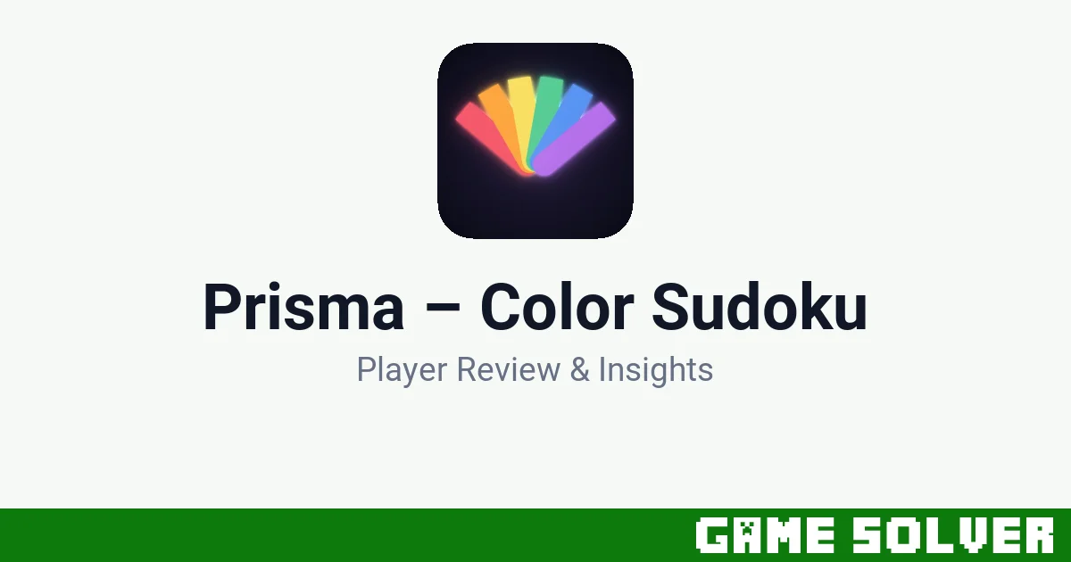 Prisma – Color Sudoku - Benjamin-Jeldrik Dohle