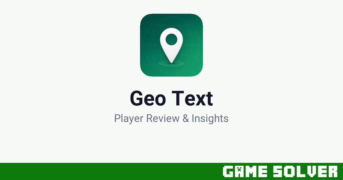 Geo Text - Mason Earl