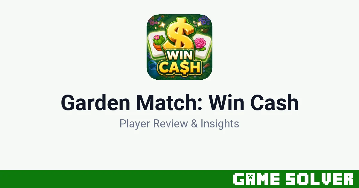 Garden Match: Win Cash - Bear Hug Entertainment Limited