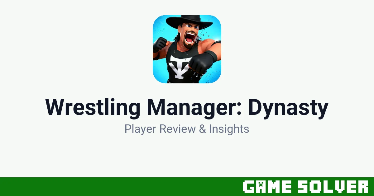 Wrestling Manager: Dynasty - Now to Play Game Entertainment S.L.