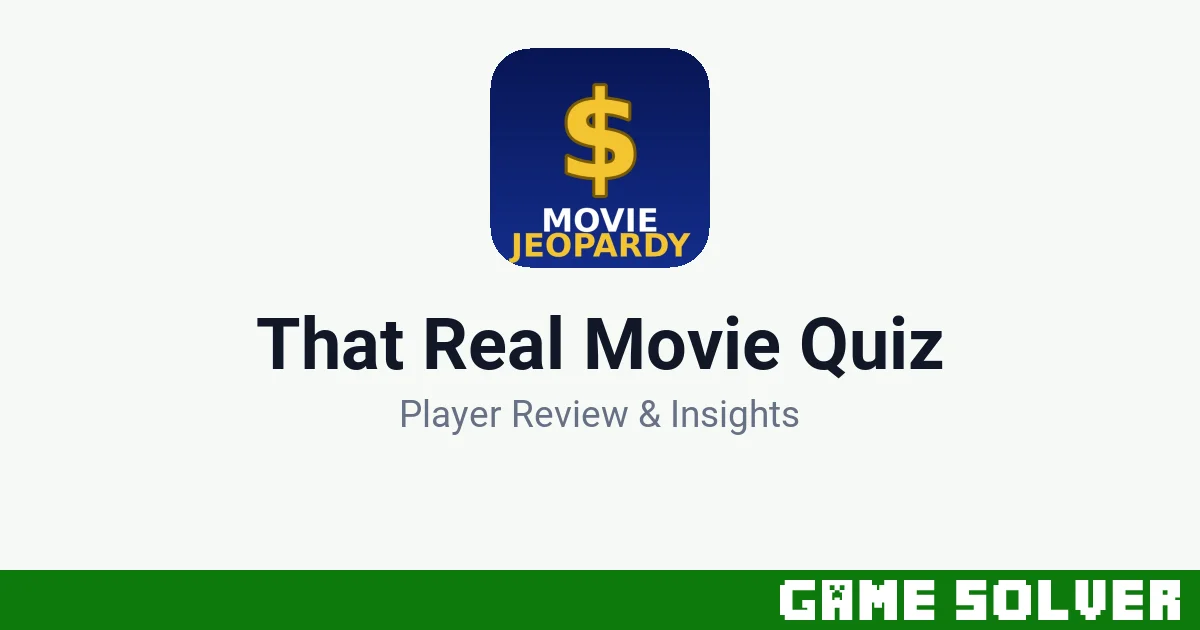 That Real Movie Quiz - Brian Fischler