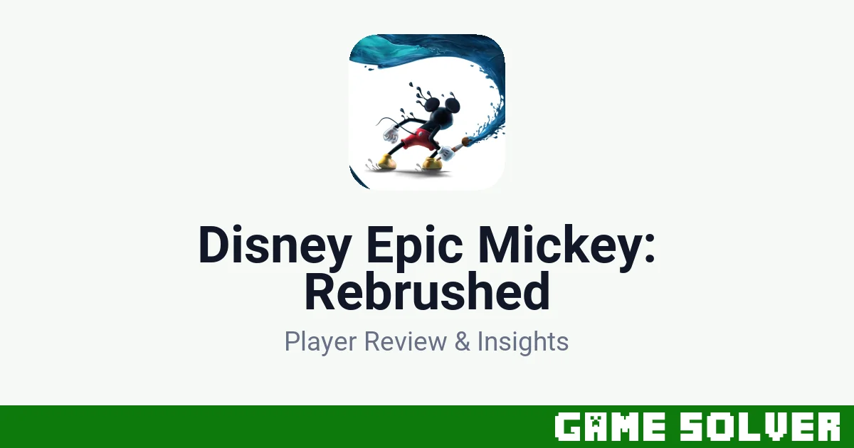 Disney Epic Mickey: Rebrushed - THQ Nordic Mobile GmbH