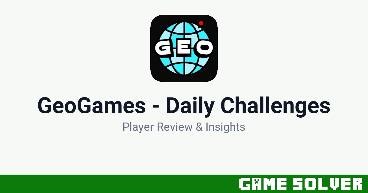 GeoGames - Daily Challenges - Rhino Studios