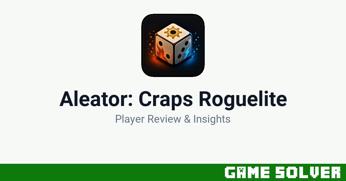 Aleator: Craps Roguelite - Real Player Games