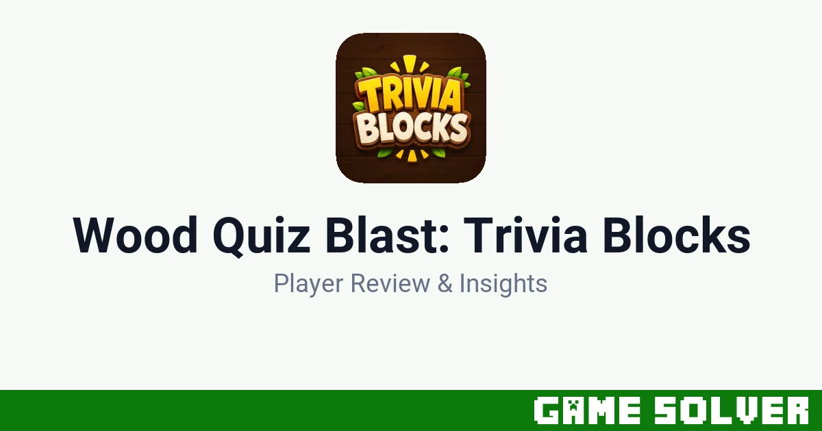 Wood Quiz Blast: Trivia Blocks - MNO GO APPS LTD