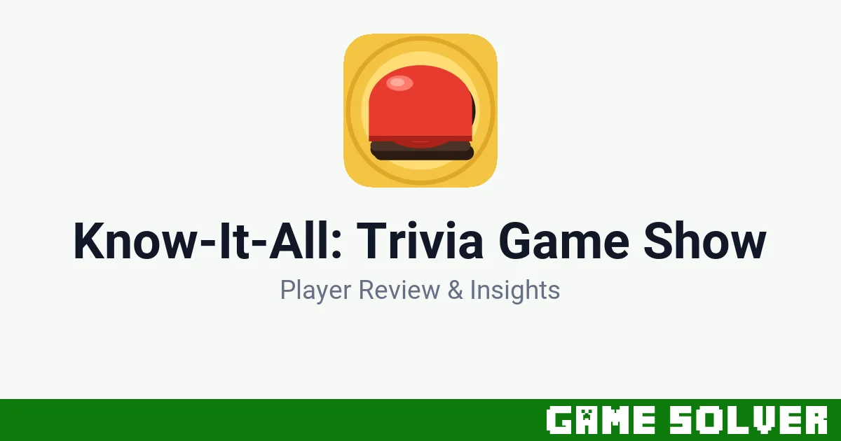 Know-It-All: Trivia Game Show - Hyunjung Yoon