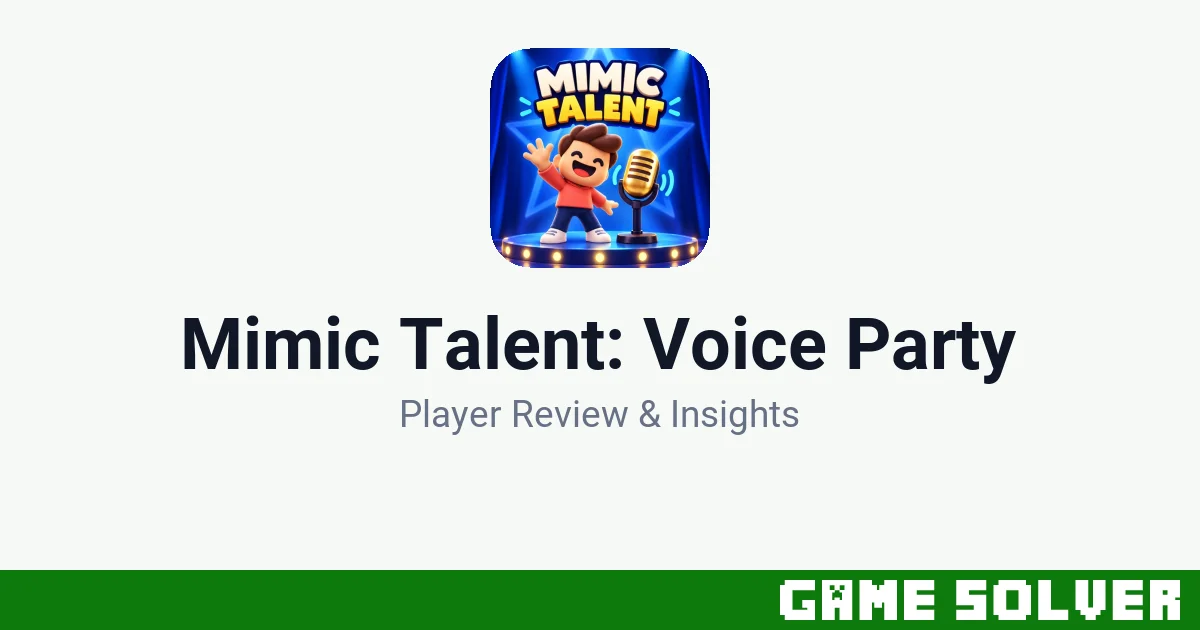 Mimic Talent: Voice Party - FRANCISCO JOSE GAMEZ RODRIGUEZ