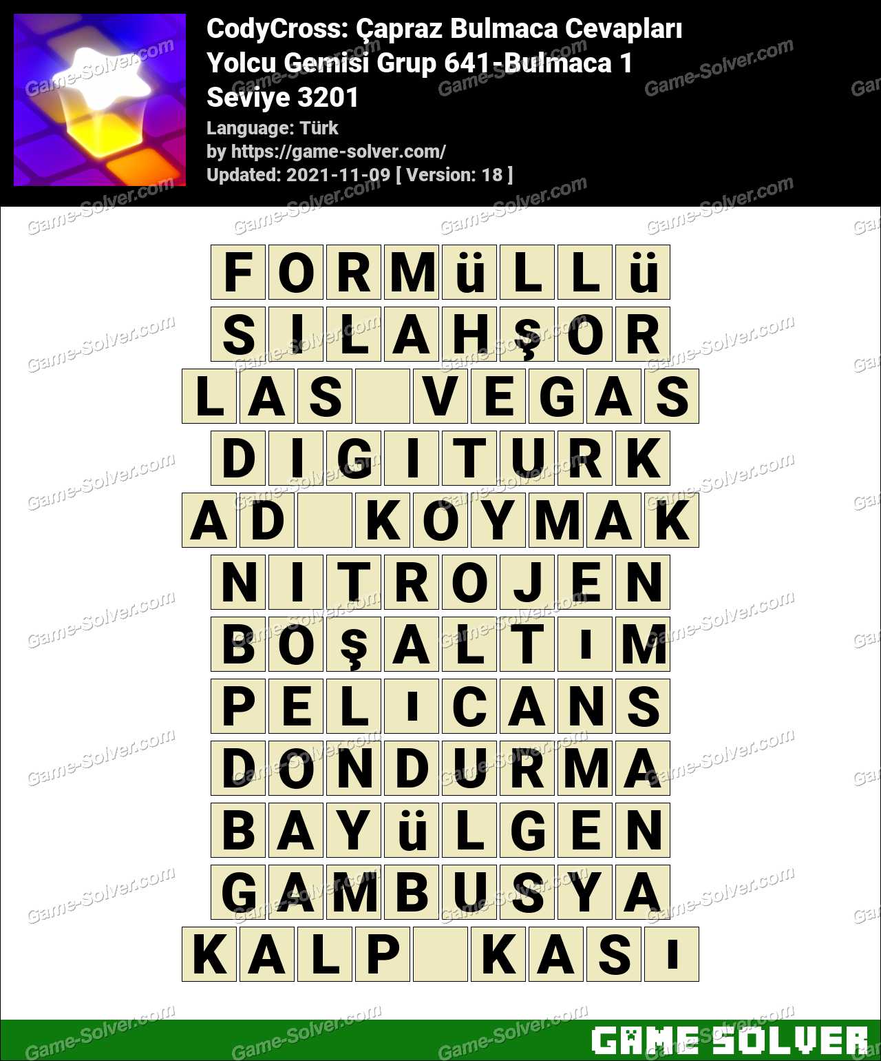 codycross yolcu gemisi grup 641 bulmaca 1 cevaplari game solver
