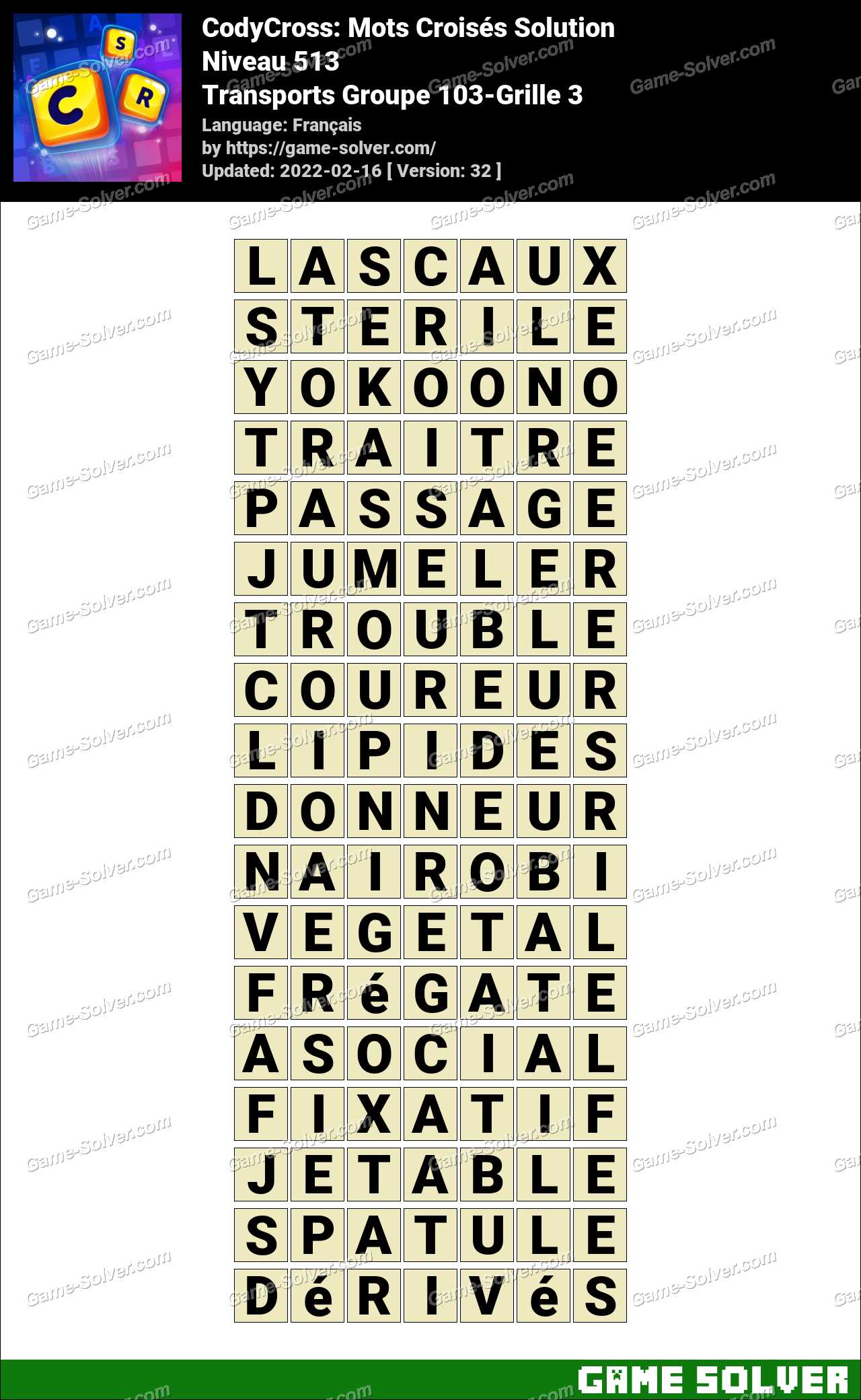 Responsable Supposée De La Séparation Des Beatles CodyCross Transports Groupe 103-Grille 3 Solution • Game Solver