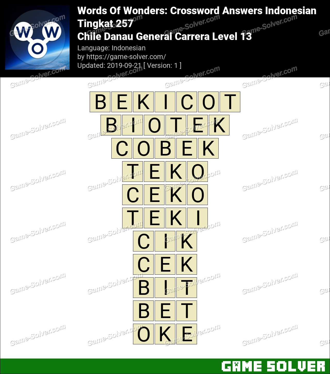 Terkini Kunci Jawaban Wow Danau General Carrera 13